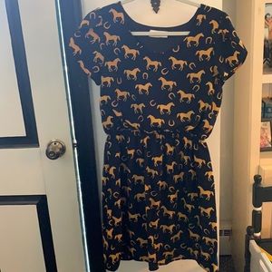 ModCloth Horse and Horseshoe Dress